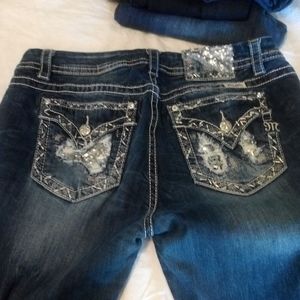 Miss Me easy crop jeans